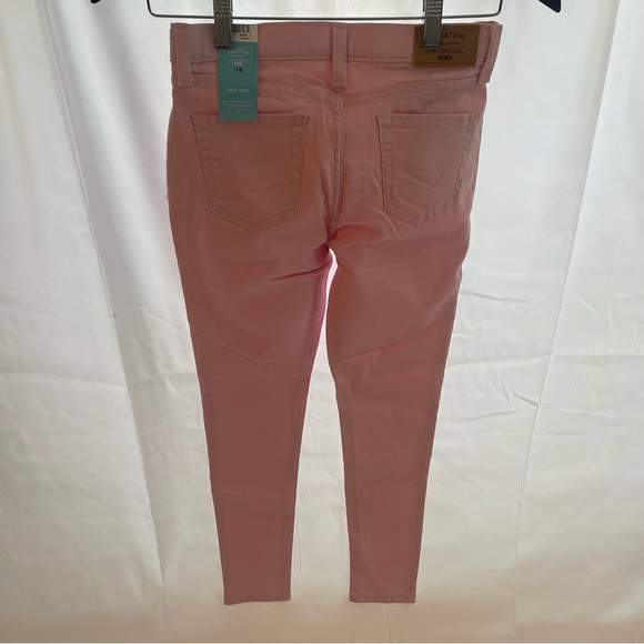 Levi's Signature Super Skinny Pink Kids Jeans Size 14 NWT - Picture 2 of 9